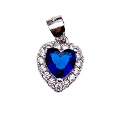 Wisior srebrny Ag 925 Serce IM0890524PR_BLUE