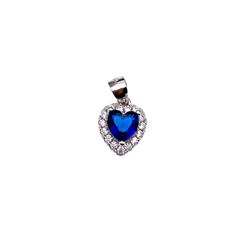 Wisior srebrny Ag 925 Serce IM0890524PR_BLUE