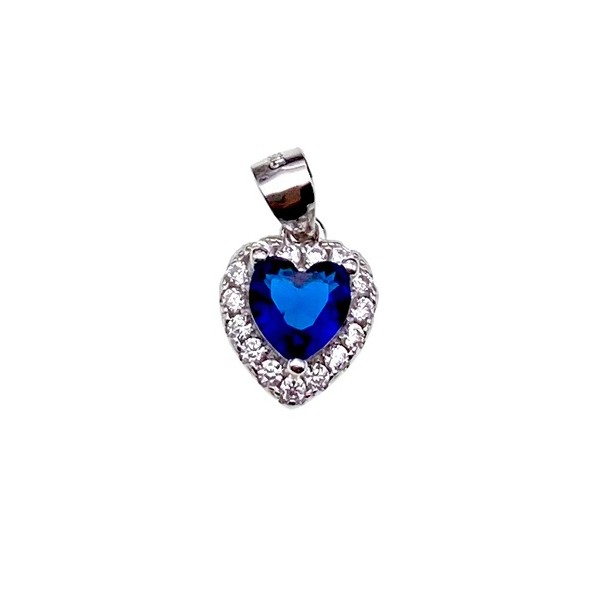 Wisior srebrny Ag 925 Serce IM0890524PR_BLUE