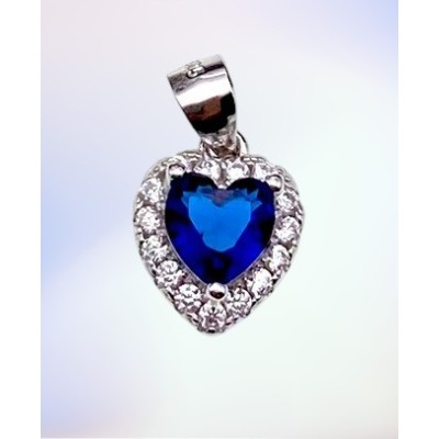 Wisior srebrny Ag 925 Serce IM0890524PR_BLUE