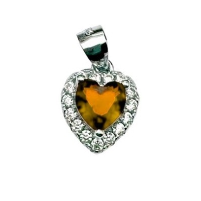 Wisior srebrny Ag 925 Serce IM0890524PR_YELLOW