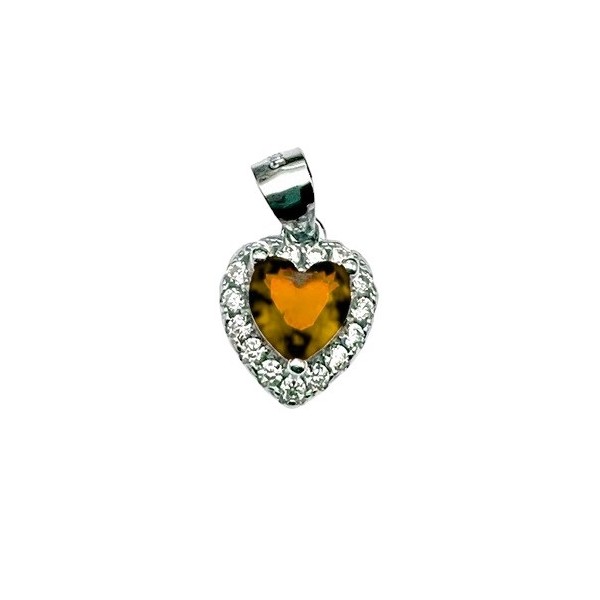 Wisior srebrny Ag 925 Serce IM0890524PR_YELLOW