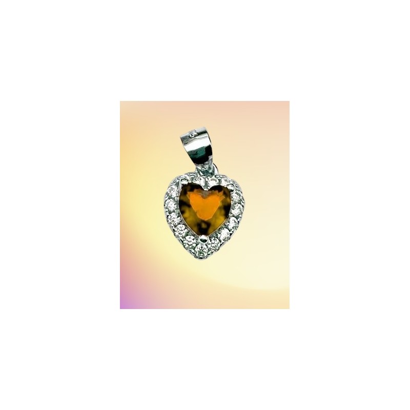 Wisior srebrny Ag 925 Serce IM0890524PR_YELLOW