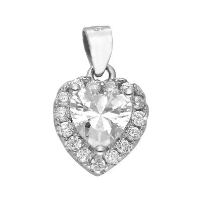 Wisior srebrny Ag 925 Serce IM0890524PR_WHITE