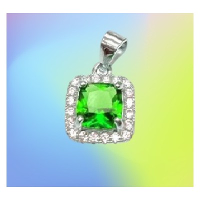 Wisior srebrny Ag 925 kwadraty IM0930524PR_GREEN
