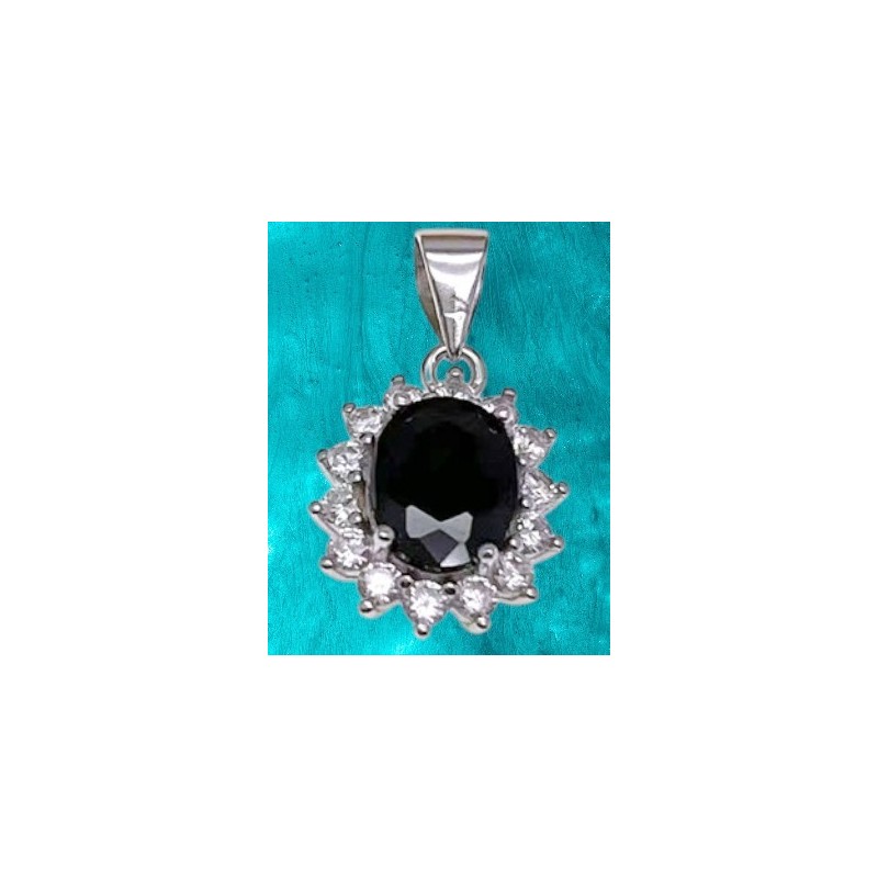 Wisior Ag 925 Cyrkonia IM0980524PR_black