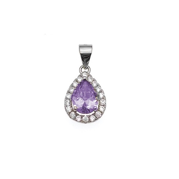 Wisior srebrny Ag 925 łezka IM0960524PR_PURPLE