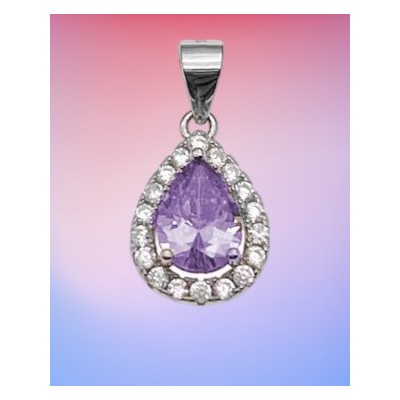 Wisior srebrny Ag 925 łezka IM0960524PR_PURPLE