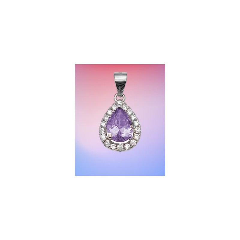 Wisior srebrny Ag 925 łezka IM0960524PR_PURPLE