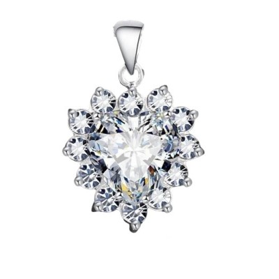 Wisior srebrny Ag 925 Serce IM0950524PR_WHITE