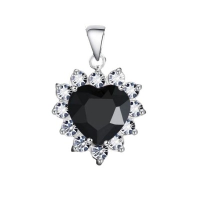 Wisior srebrny Ag 925 Serce IM0950524PR_BLACK