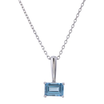 Zawieszka Ag 925 Topaz swiss blue 3533-P-SBT-WP