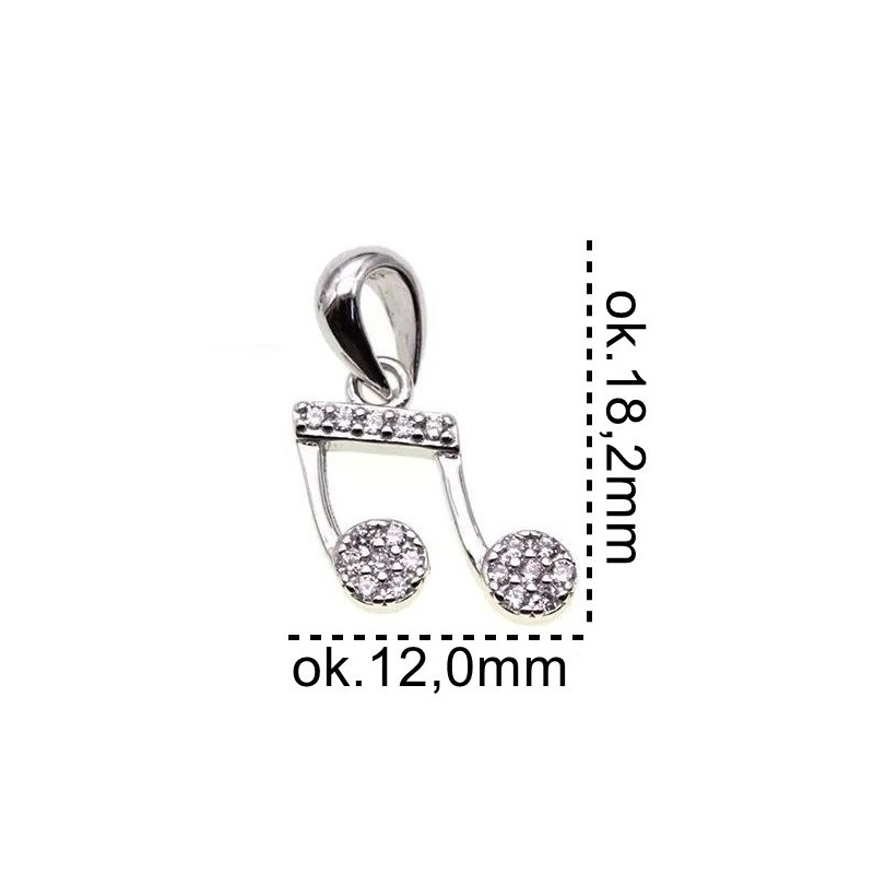 Srebrny wisior Ag 925 nutka IM0361024PR
