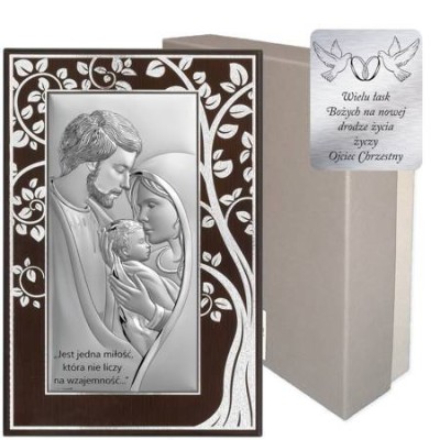 Obrazek Srebrny Święta Rodzina 6653M/5A