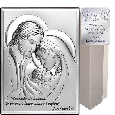 Obrazek Srebrny Święta Rodzina 6665S/3