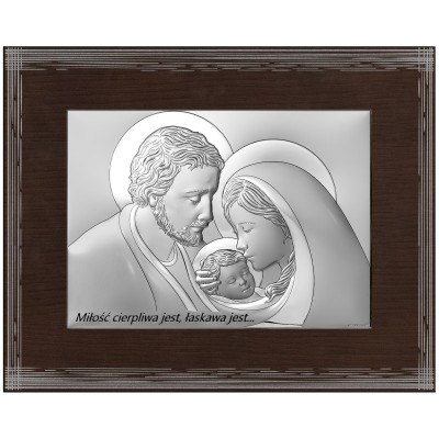 Obrazek Srebrny Święta Rodzina  6745W/5