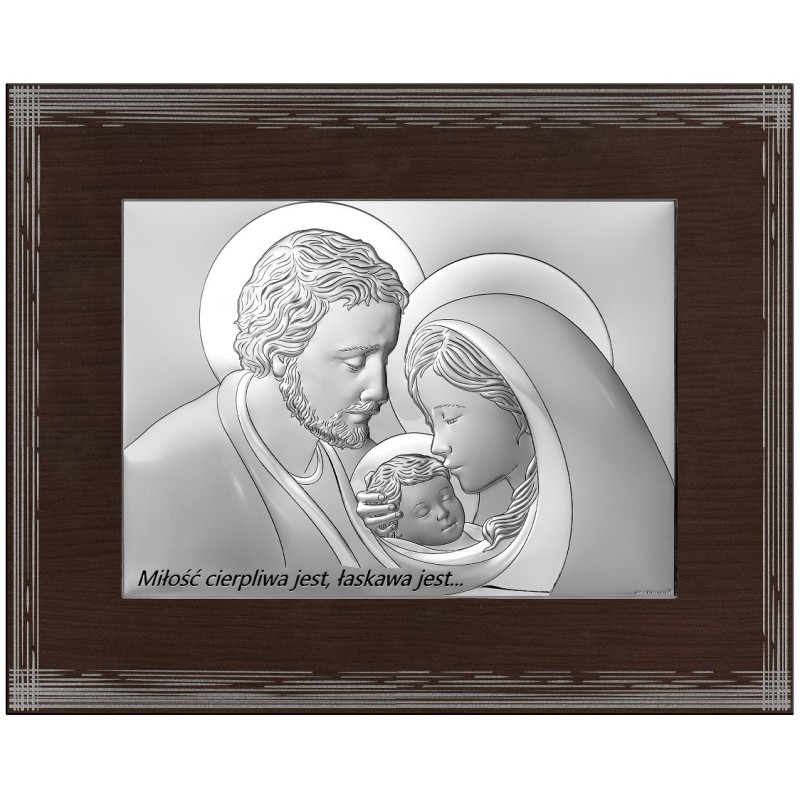 Obrazek Srebrny Święta Rodzina  6745W/5