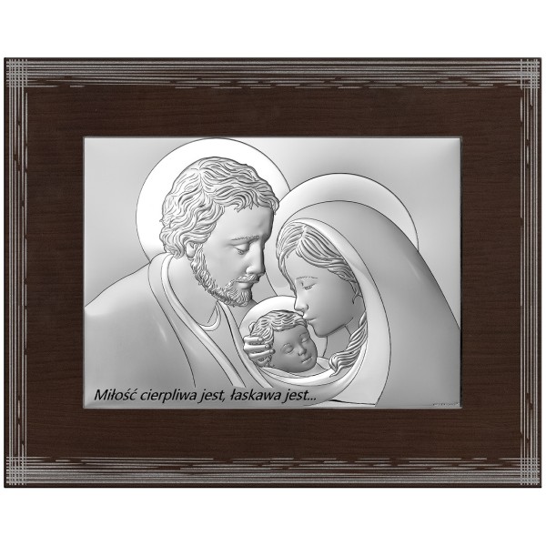 Obrazek Srebrny Święta Rodzina  6745W/5