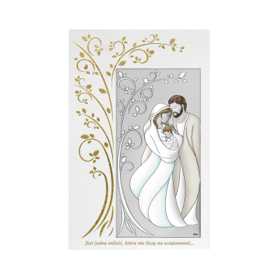 Obrazek Srebrny Święta Rodzina DS114FZAS/1C