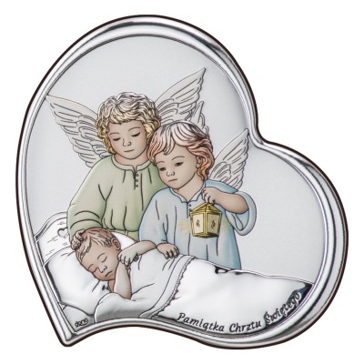 Obrazek Aniołki z latarenką nad dzieckiem DS23/2xc