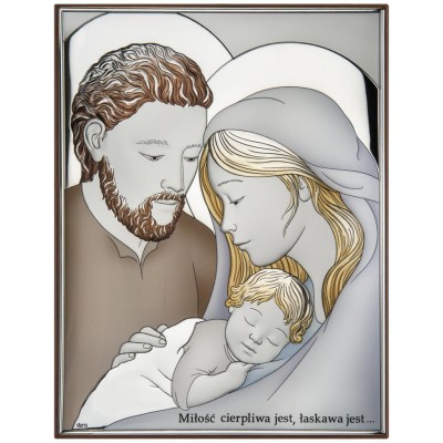 Obrazek Srebrny Święta Rodzina DS25C