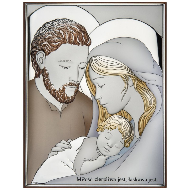 Obrazek Srebrny Święta Rodzina DS25C