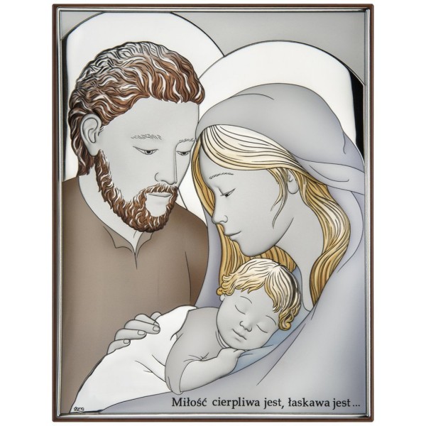 Obrazek Srebrny Święta Rodzina DS25C