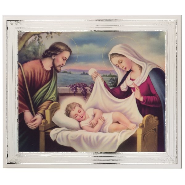 OBRAZ ŚWIĘTA RODZINA MALOWANY Q454