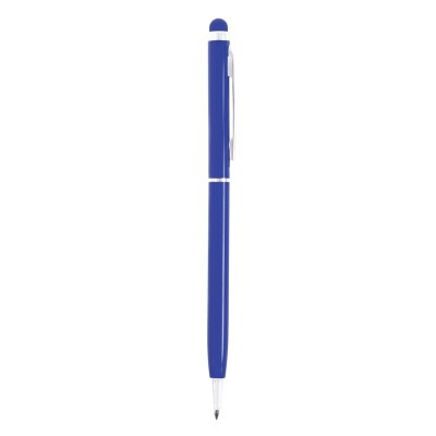 Długopis, touch pen niebieski V1660-11