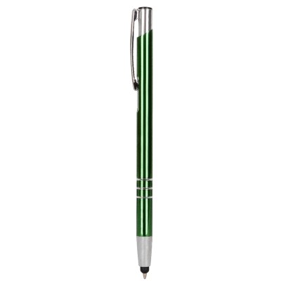 Długopis, touch pen zielony V1744-06