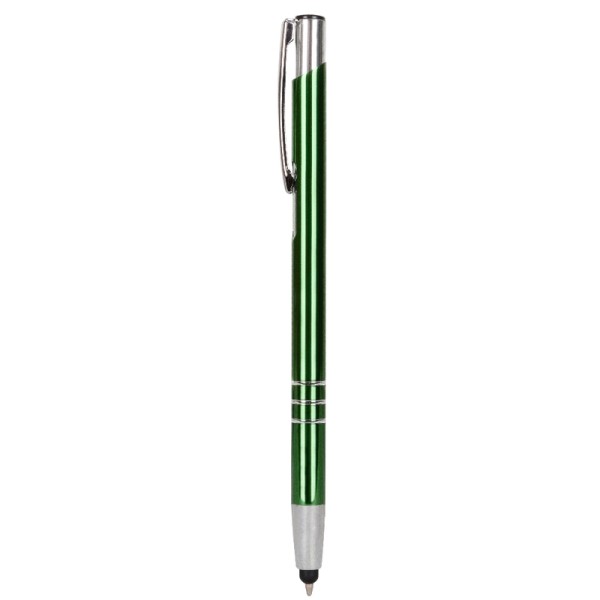 Długopis, touch pen zielony V1744-06
