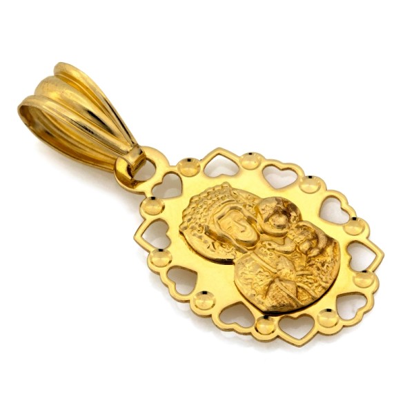 Zawieszka złota Au 585 Czarna Madonna