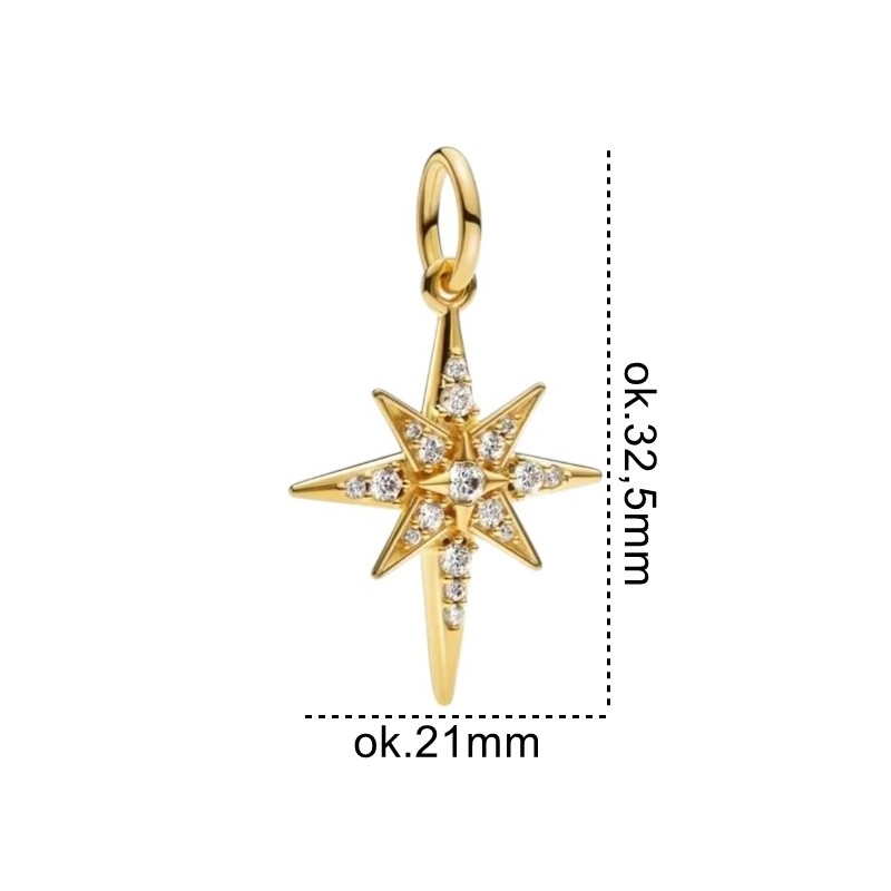 Charms srebrny Ag 925 gwiazda IM0620525CHG