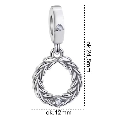 Charms srebrny Ag 925 wieniec laurowy IM0830525CH