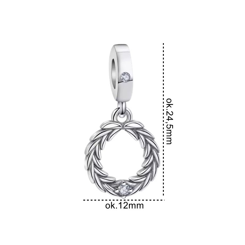 Charms srebrny Ag 925 wieniec laurowy IM0830525CH