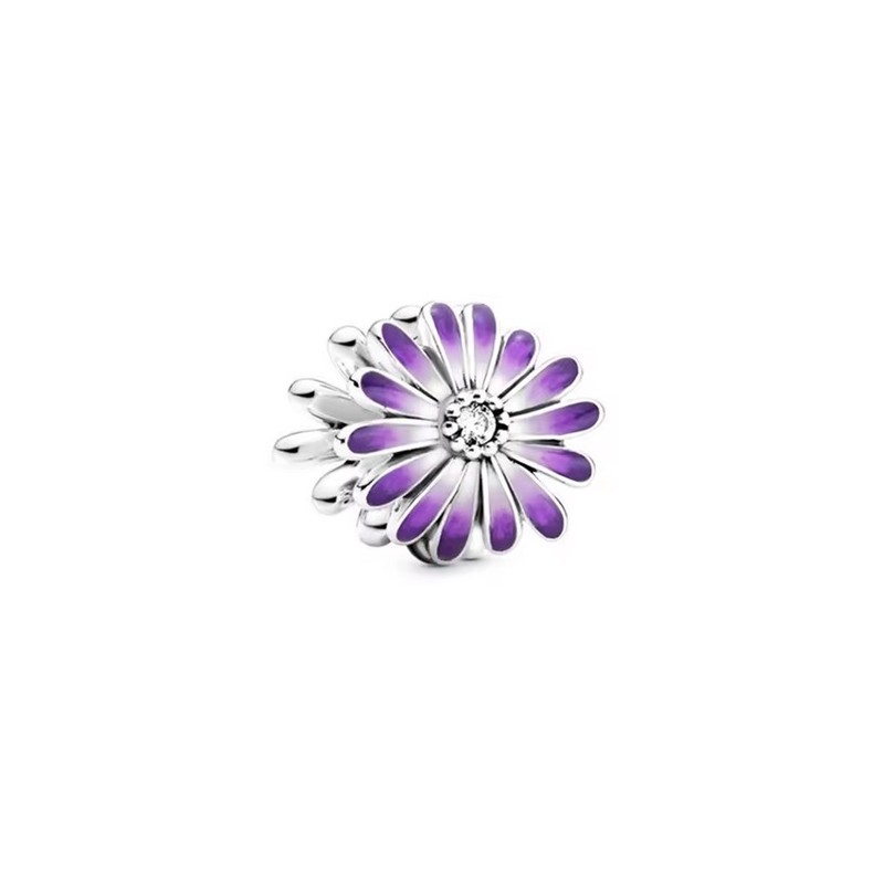 Charms srebrny Ag 925 fioletowy kwiat IM0050525CH