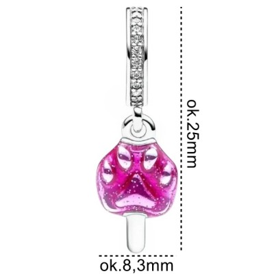 Charms srebrny Ag 925 lód łapka IM0520525CH