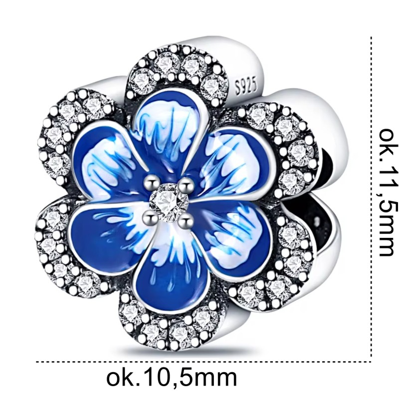 Charms srebrny Ag 925 kwiatek IM0330525CH
