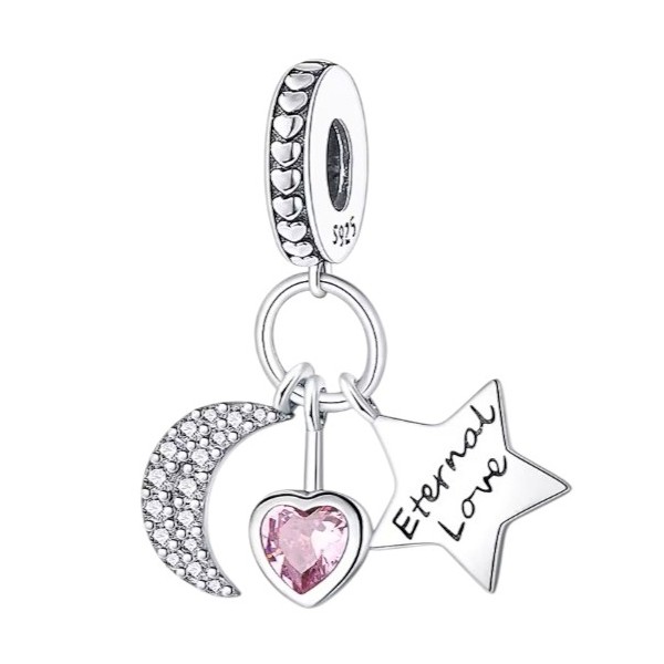 Charms srebrny Ag 925 księżyc gwiazda IM0820525CH