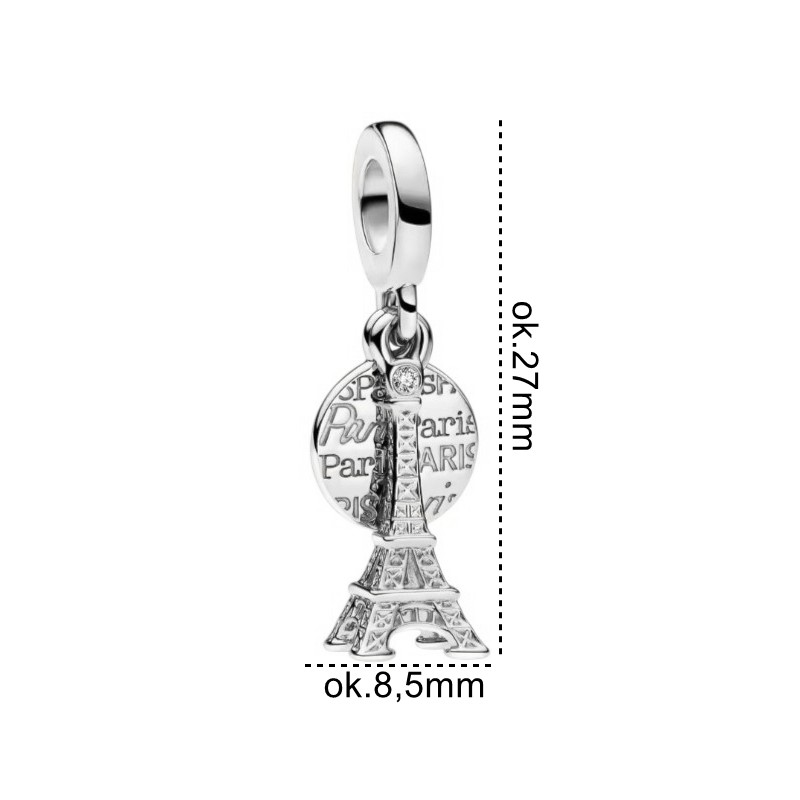 Charms srebrny Ag 925 Wieża Eiffla IM0590525CH
