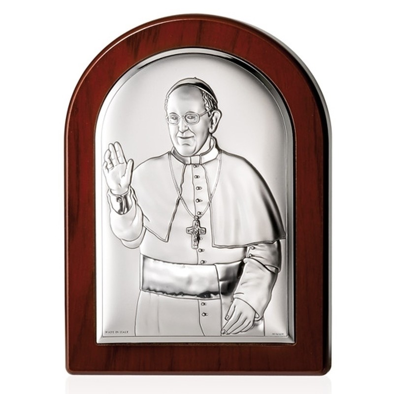 Obrazek srebrny Papież Franciszek 18060/3L