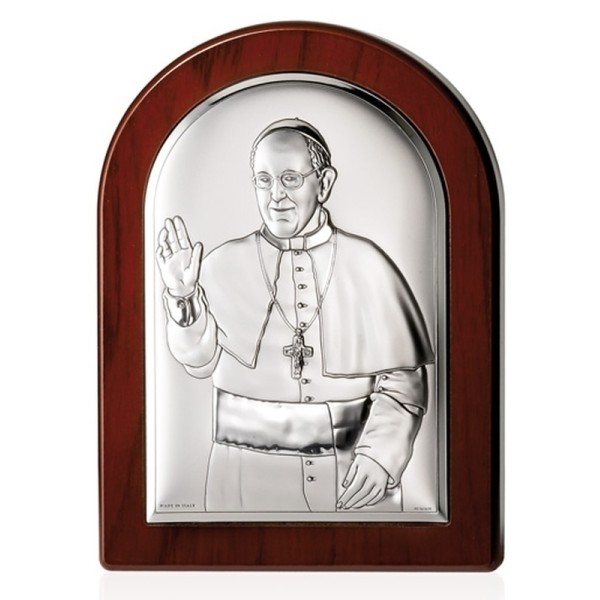 Obrazek srebrny Papież Franciszek 18060/3L