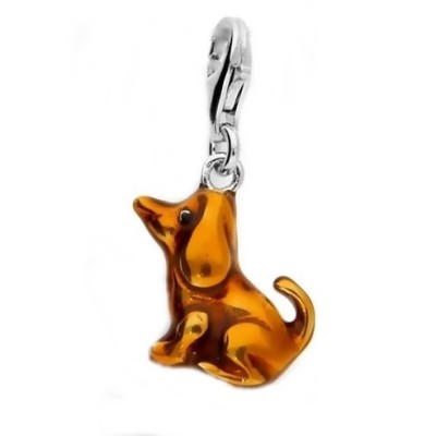 Charms srebrny Ag 925 Piesek CH670921