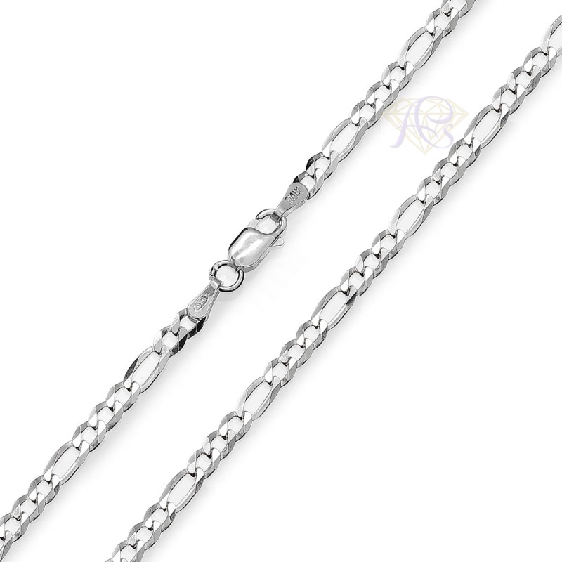Naszyjnik srebrny Ag925 figaro 1002-080
