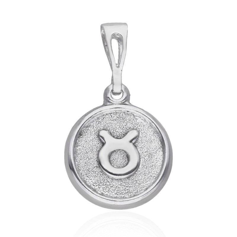 Srebrna rodowana zawieszka Ag 925 Byk